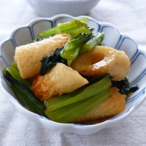 竹輪と小松菜の煮物
